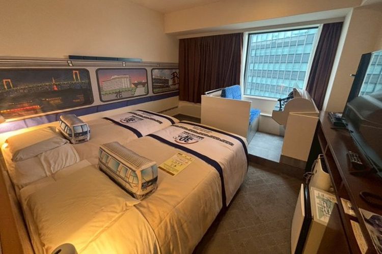 Hotel Bertema Kereta Api di Jepang Hadirkan Kabin Masinis Asli