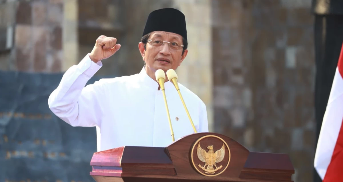 Menag Nasaruddin Umar Pimpin Pembukaan Zikir & Doa di Monas