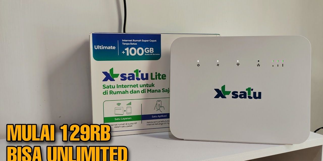 WiFi XL SATU, Internet Rumah untuk Kebutuhan Digital Keluarga